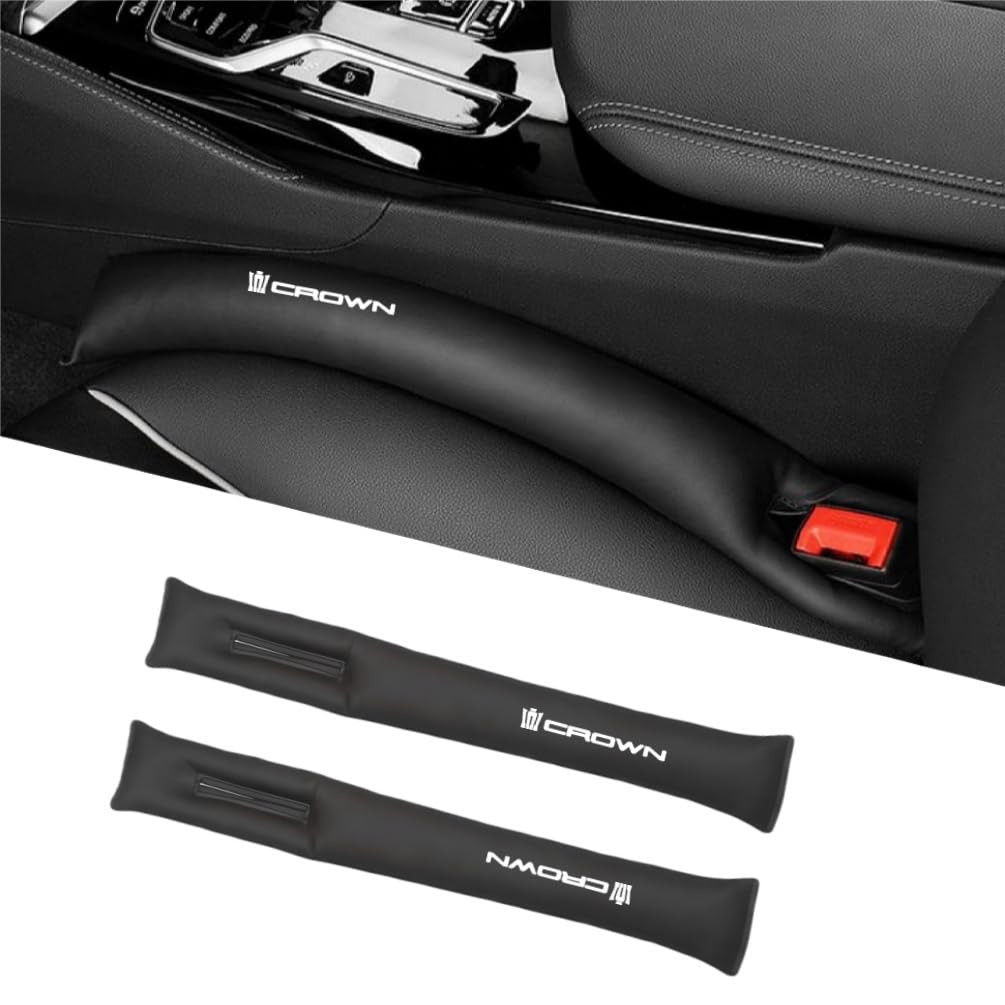 

Car Gap Filler for Crown 220 Series Seat Console Gap Prevents Small Items from Durable Car Convenient Driver and Passenger Symmetrical 2 Pieces чёрный