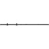 Sliding Door Kit - vidaXL - Carbon Steel - 152 Cm - Max Load 20 Kg - Black