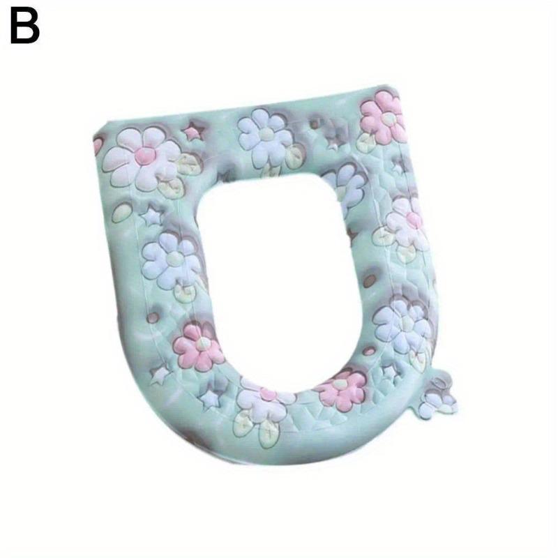 1PC Waterproof Cartoon Pattern Toilet Seat Cover Hygienic for Germ Free Bathroom Accessories Universal Toilet Seat Cover
