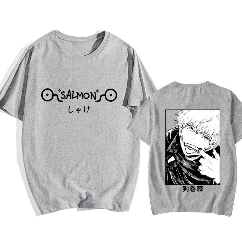 Gojo Satoru Jujutsu Kaisen Anime Trend T-Shirt Cotton Graphic Tee Unisex Unisex Summer Streetwear