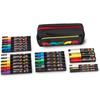 Set De Marqueurs - FABER-CASTELL - POSCA - 24 Couleurs - Pochette Ventrale - Indélébile