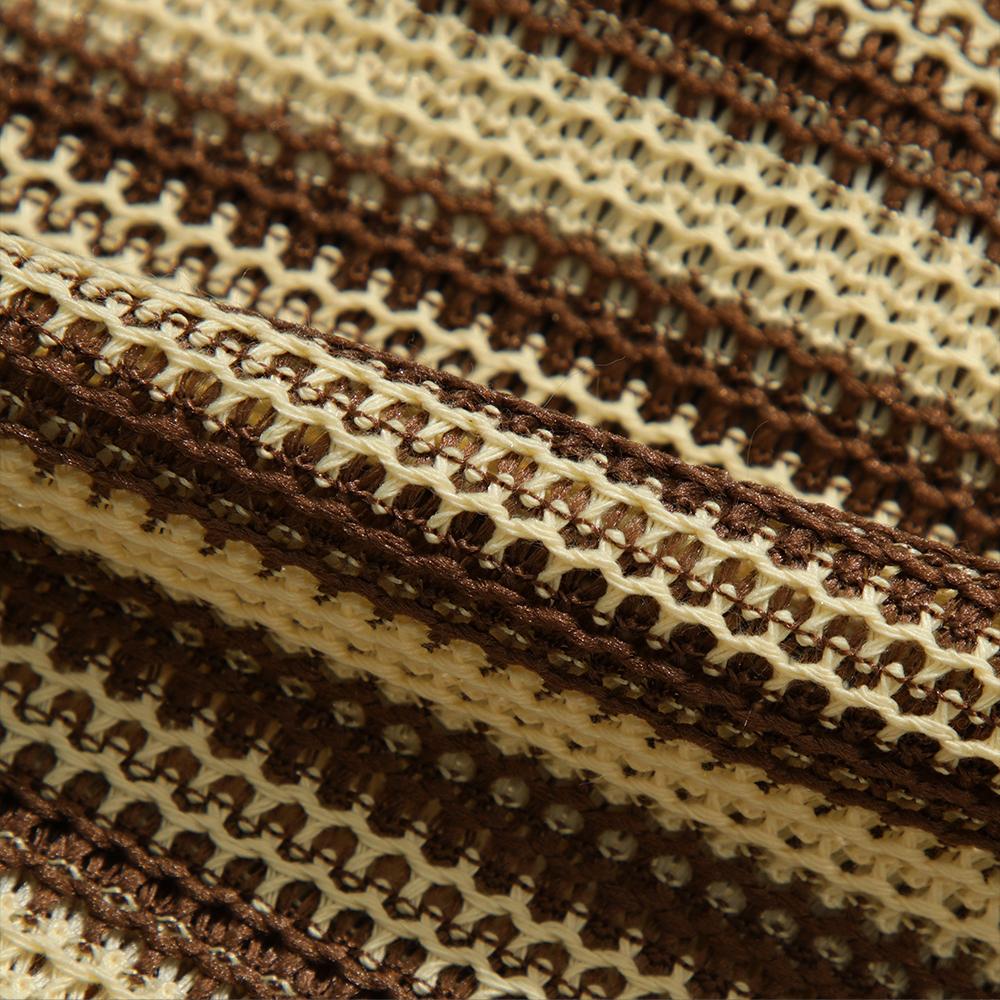 DOD Crochet Zip-Up Hoodie (Tan)
