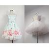 Women's Crinoline Petticoat No Hoop Half Slips Underskirt for Wedding Dress