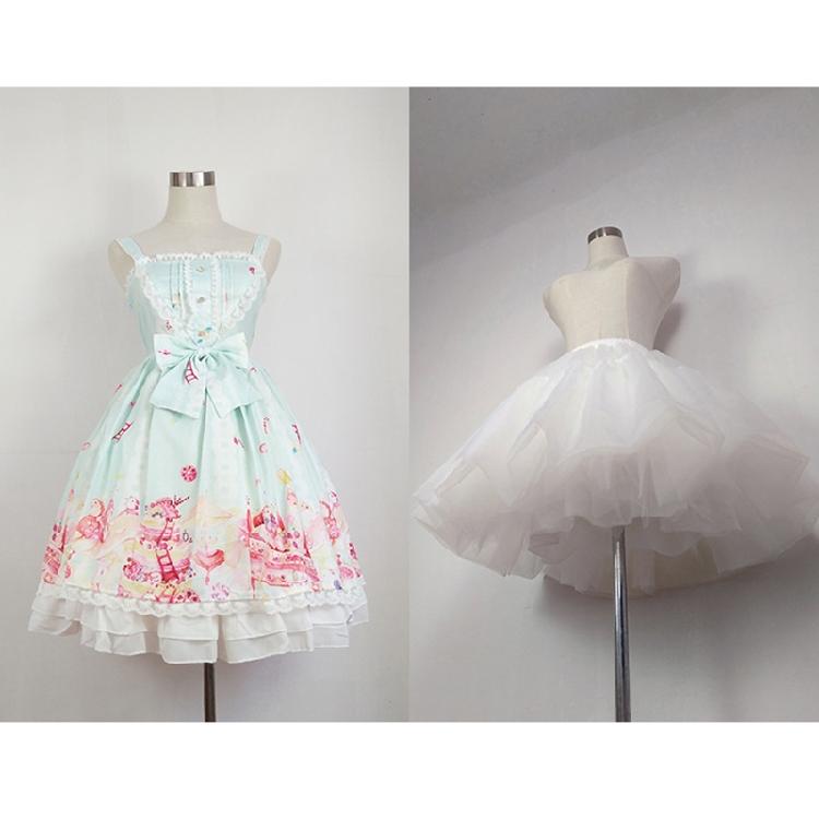 Women's Crinoline Petticoat No Hoop Half Slips Underskirt for Wedding Dress