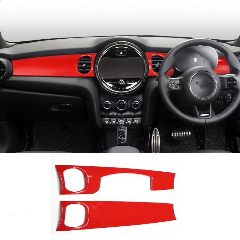 L/ RHD For MINI Cooper F55 F56 F57 -2025 Car Dashboard Cover Center Control Console Panel Trim Decoration strip Accessories