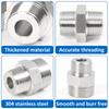 1/8” 1/4" 3/8" 1/2" 3/4" 1" 2" 4" BSP 304 Stainless Steel Equal Male Female Thread fitting Reducer British Water Pipe Connector