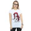 Disney Womens/Ladies Ariel Shell Sketch Cotton T-Shirt