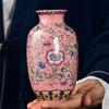Enamel Flower Vase Decoration New Chinese Retro TV Cabinet Decoration Ceramic Minimalist Chinese Flower Arrangement Vase ZF517
