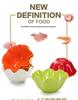 Rotating Lace Edge Melamine Vegetable Skewer Hot Pot Bowl - Commercial Plastic Salad & Tableware Bowl