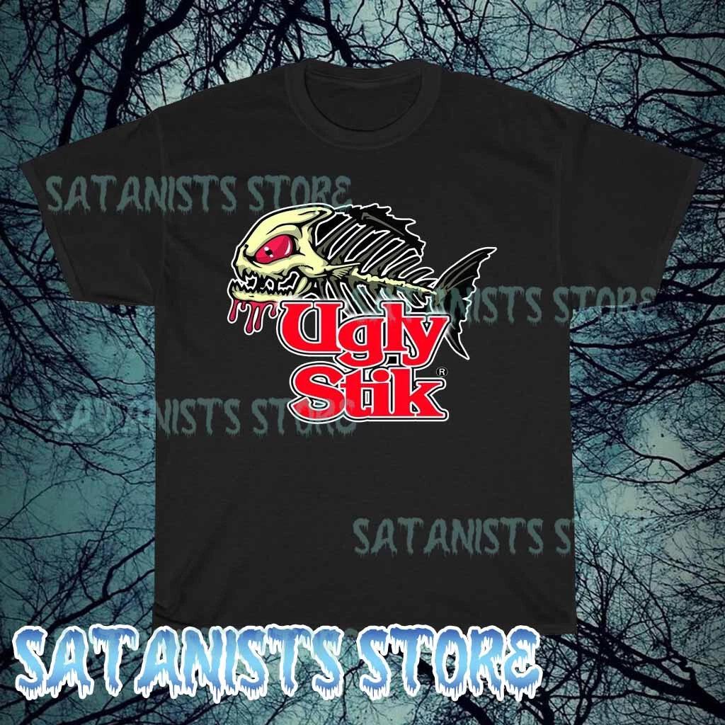 Новая мужская футболка Ugly Stik Fish On Active с логотипом, смешная, размеры от S до 5XL XL