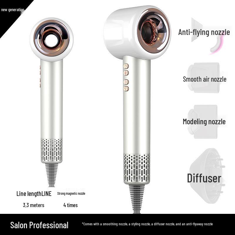 Professional High-Speed Ion Hair Dryer for Salon-Quality Care