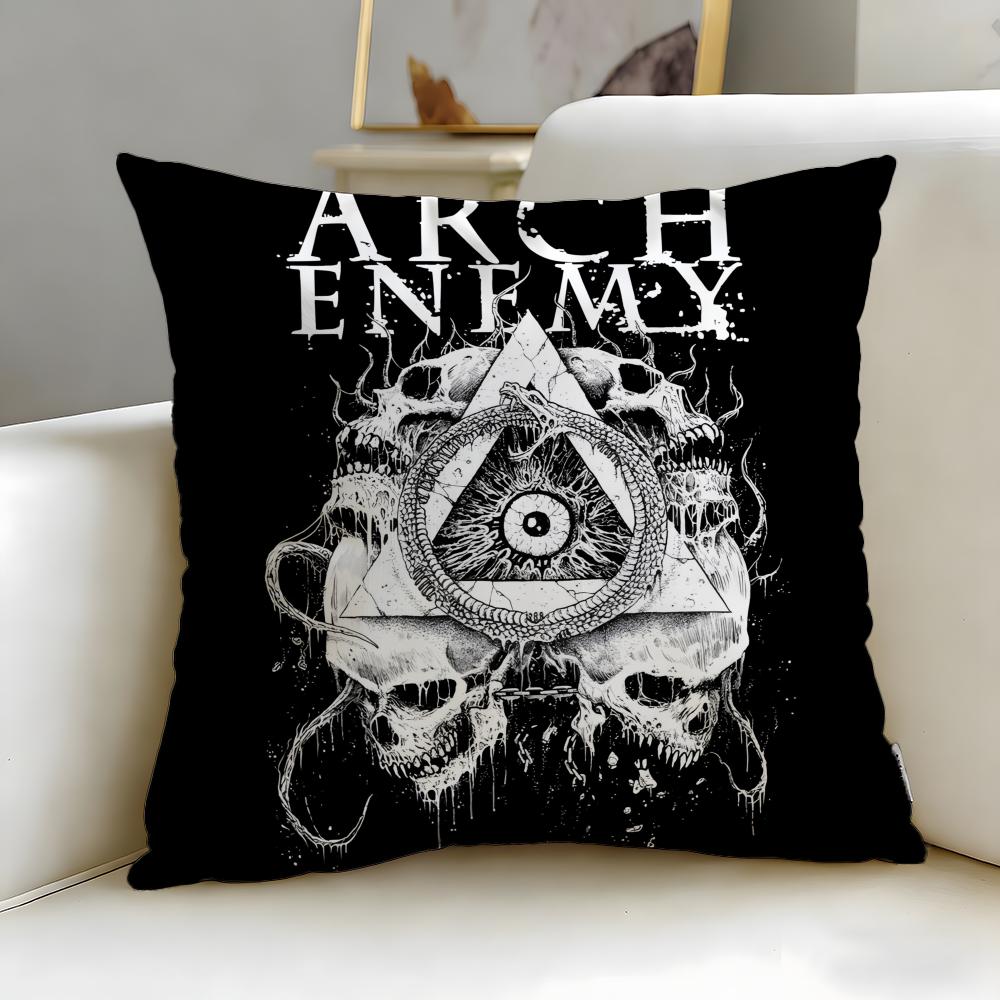 

classic band Arch Enemy Cushion Cover Soft EasyWash Pillow Case Versatile for Couch Bed Travel and Office 30X30cm