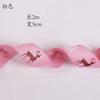 Vibrant Colorful And 2 Meter Long Reindeer Snowflake Ribbon Ideal For Christmas Decoration Tree