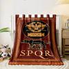 Roman SPQR Wolf Blanket Bedroom Blanket for Livingroom Couch Lunch Break Soft Throw for Friend's Festival Gift