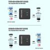 USB3.0 Umschalter 2 Computer teilen Tastatur und Maus Drucker Scanner Webcam 2 in 1 Out/1 in 2 Out USB Umschalter Splitter