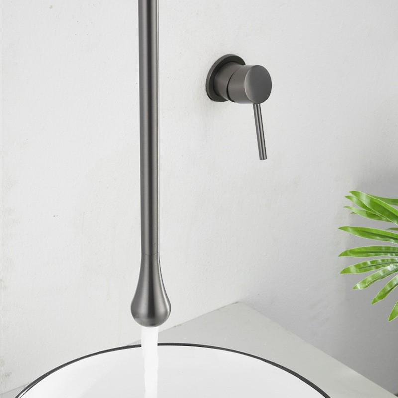 Wall-Mounted Water Drop Faucet with Adjustable