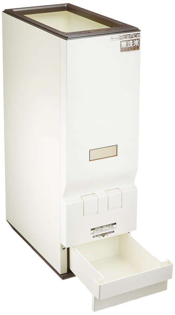 MK Seiko Rice Bottle Rice Capacity 23kg Rice Ace Slim Type White (MK Seiko) RC-23W