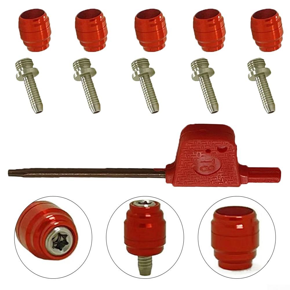 5Set Brake Oil Needle Olive Head For StealthamaJig Quick Loading Tubing For SRAN