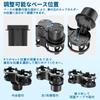AnT Car Drink Holder Twin Cup Holder Bottle Holder Use Automatically Adapting Elastic Clip Easy Installation Double Fixing Adjustable Base Stable Seat
