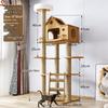 Jingzhou Cat Tree Condo with Scratch Board & Space Capsule
