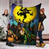 1pc Game Zelda Theme Blanket - Digital Print, Polyester, Cozy for All Seasons, Perfect for Outdoor, and Travel