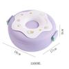 Used For Kid School Child Snack Box Donut Cartoon Leakproof Bento Box With Fork Spoon Lunchbox Children School Lunch Boxes Lunch Box