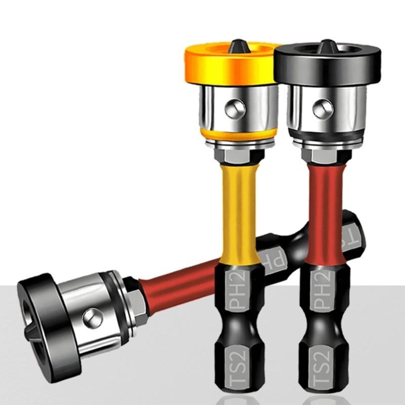 Magnetic Screwdriver Bit Positioning Screwdriver Bit Alloy Tool Steel Suitable for Multiple Power Tool