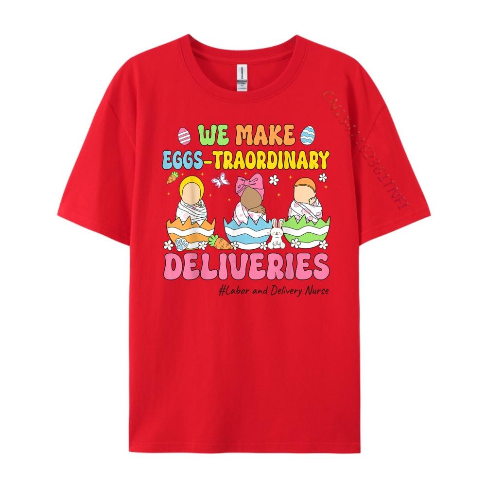 Delivering The Cutest Bunnies Labor Delivery Nurse Easter T Shirts For Men Female Autumn Sale S