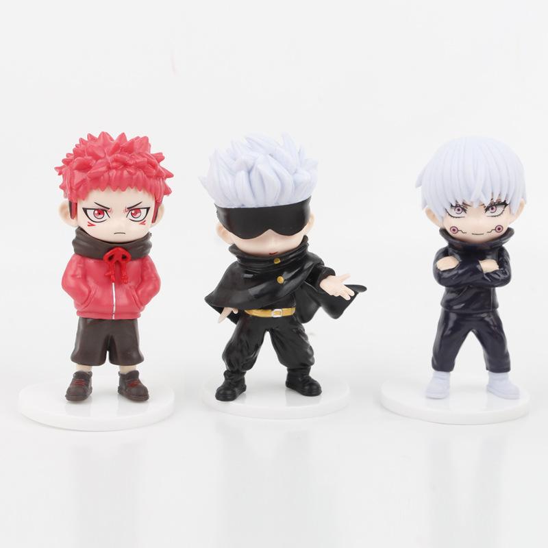 Eyecatching Kaisen Jujutsu Cool Pose Figures Of Sukuna Itadori And Fushiguro