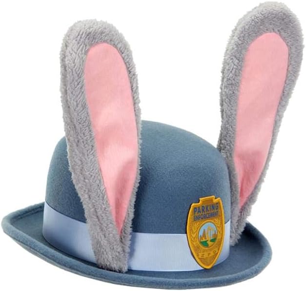 Child Bowler Hat Standard, Kid's Bunny Ears Police Accessory