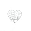 Love Puzzle Metal Cutting Dies Cut Die Mold Creative Puzzle Love Decoration Scrapbook Paper Craft Knife Mould Blade Punch Stencils