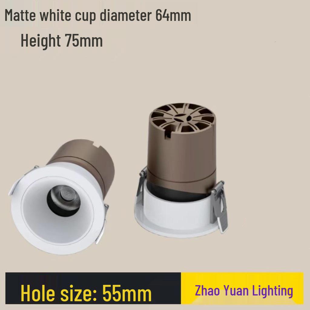 

Laifude Adjustable Anti-Glare LED Recessed Spotlight with Full Spectrum Eye Protection 4000K