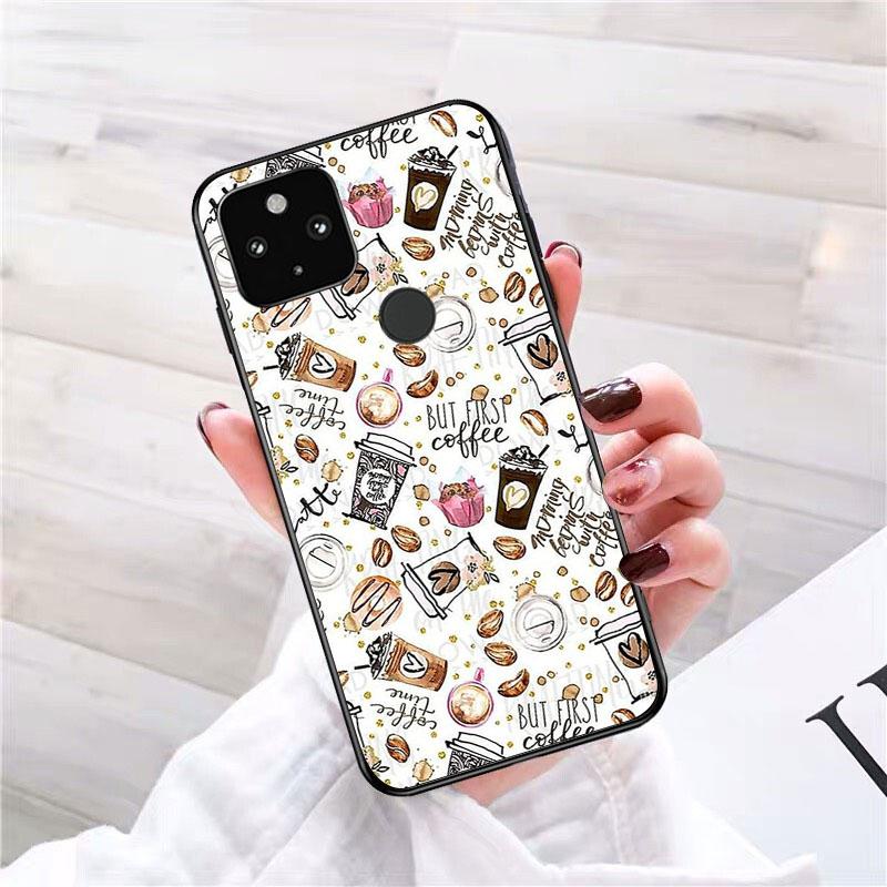 OK, ale první pouzdro na telefon Coffee Girl pro Google Pixel 7 Pro 7 6A 6 Pro 5A 4A 3A Pixel 4 XL Pixel 5 6 4 3 XL 3A XL 2 XL