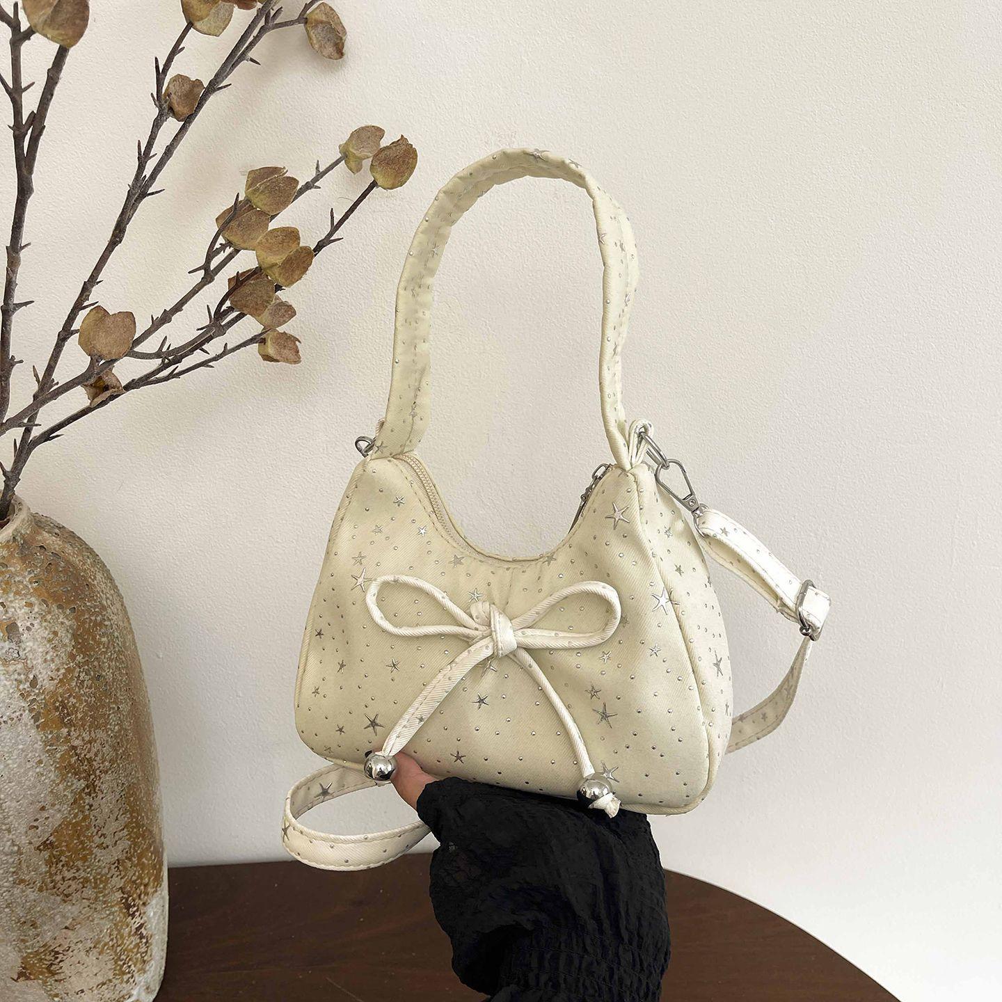 

Exquisite Star-Shaped Mini Women s Tote Handbag New Fashion Women s Underarm Bag Versatile Shoulder Bags Cute Bow Crossbody Bag