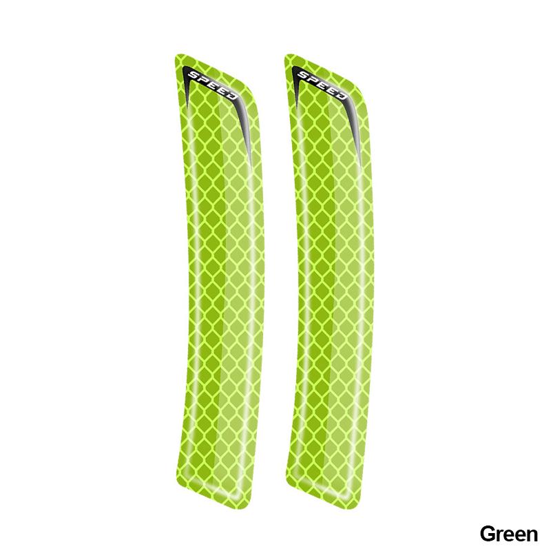 2Pcs Car Safety Warning Sticker Mark Car Reflective Stickers Tape Reflective Strips Exterior Accessories Car Decoration Decal