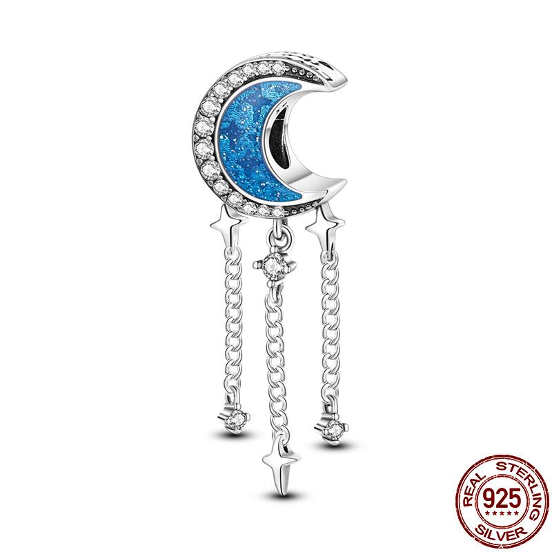 New Ocean Blue Sea Turtle Dangle Bead Fit Original Charms Copper Bracelet Diy Women Gift Fine Jewelry Beads