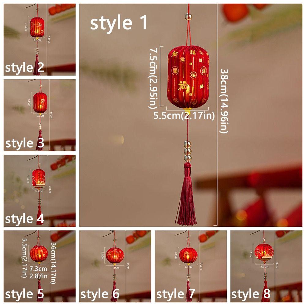 Chinese Style DIY Handheld Lantern 2026 Horse Year Lantern Hanging Ornament Spring Festival
