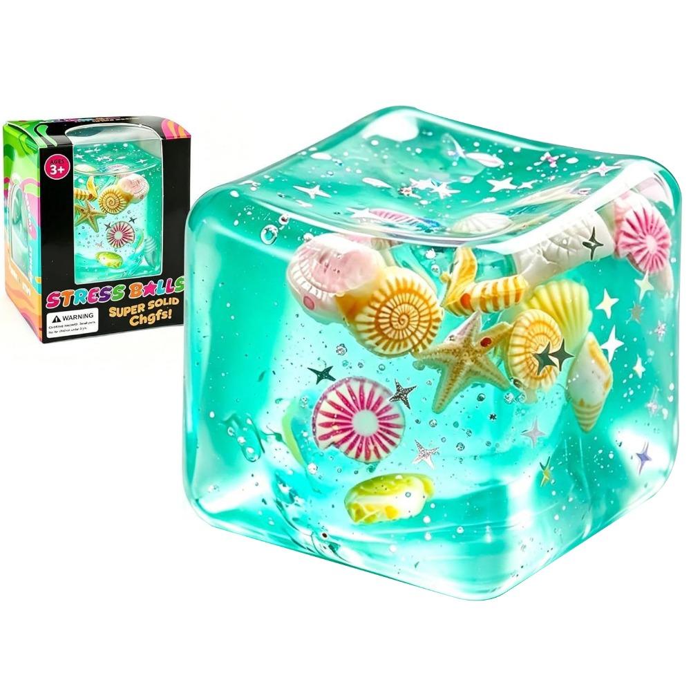 Cartoon Design Stress Balls TPR Slow Rise Toys Ocean Sensory Fidget Toy Home Relaxation