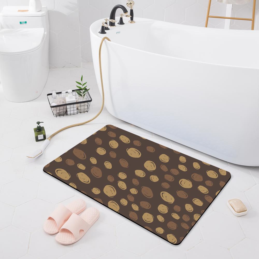 Bathroom Non-slip Absorbent Mat Toilet Shower Room Carpet Bedroom Corridor Door Mat Kitchen Floor Carpet