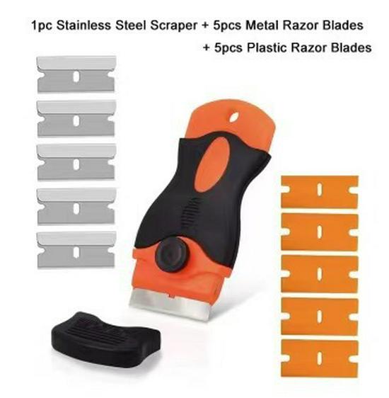 Double-Headed Multifunctional Glue Removal Scraper & UV Glue Film Tool for Mobile Phones and Cars