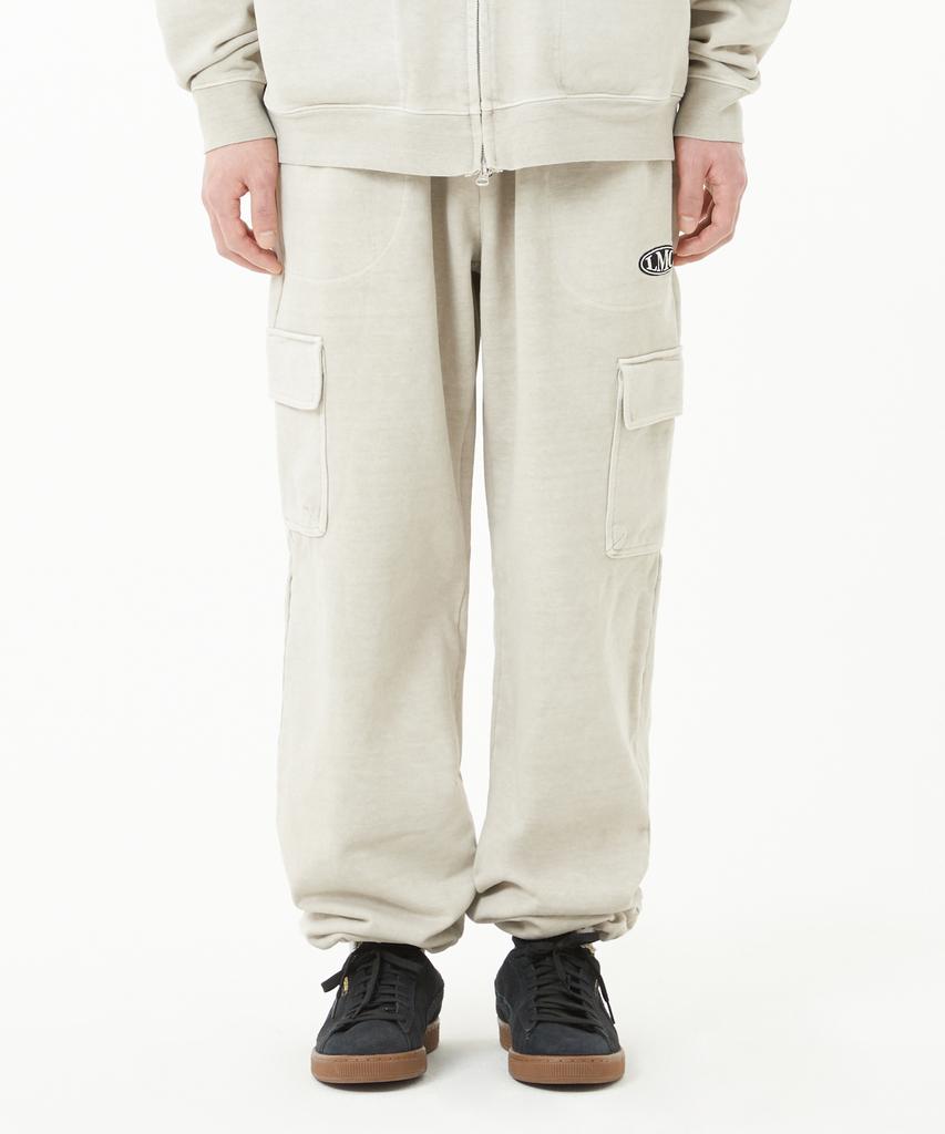 LMC Oval Overdyed Cargo Sweat Pants Beige
