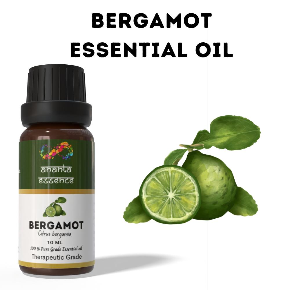 

Ananta Bergamot Essential Oil 10ml – Natural Citrus Aromatic Oil for Diffuser, Home & DIY Blends Volume=10ml