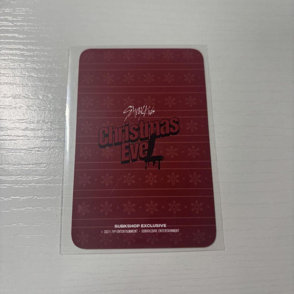[USED] Straykids Christmas EveL Seungmin SUBK Trading Card