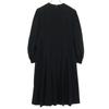 Beauty products MISS BALMAIN Long sleeve Pleated Long dress 7 black Women Used