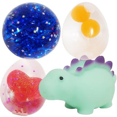 Baby Plus Soft Taktil Development Toy Egg + Twinkle + Kongdak Egg + Dinosaur Set Koreanska barnleksaker