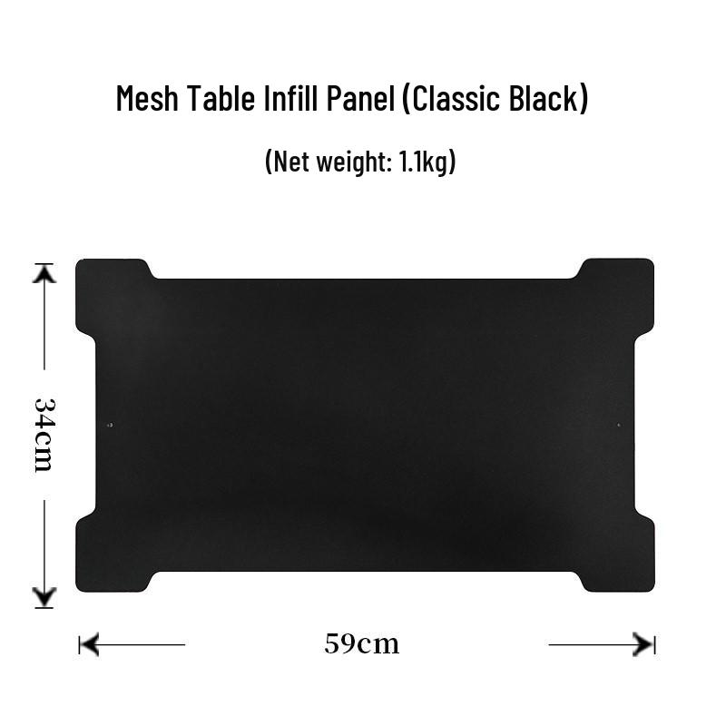 

Многоцветный кованый железный набор для кемпинга со столешницей-сеткой для хранения и ограждением для костра