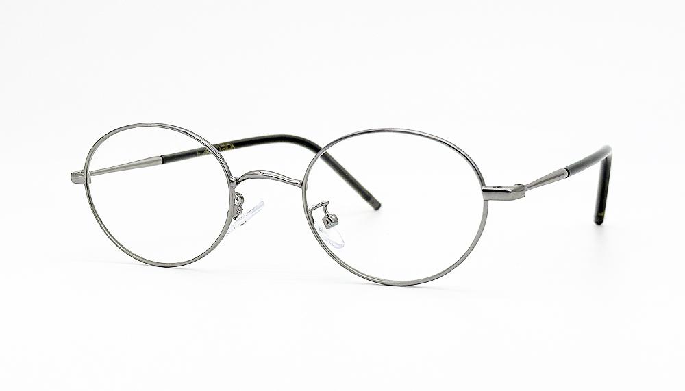 Lapeullolida Alt Silver Small Round Metal Glasses