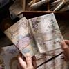 100pcs/pack Vintage Style Material Paper for Decorative DIY Junk Journal Collage Photo Album Retro Background Supplies