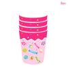 Sweet Candy Theme Party Disposable Tableware Pink Lollipop Plates Cups Napkins Kids Girls Happy Candy Birthday Party Supplies