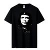 Tričko Vysoká kvalita Bavlna Krátký rukáv Che Guevara Revoluce Potisk Tričko Ležérní Kulatý výstřih Tričko Trička Košile - Pánské Letní...